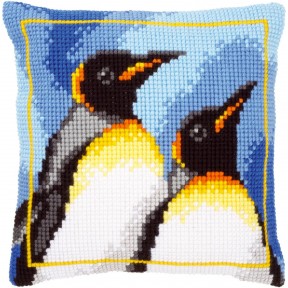 Королевские пингвины Набор для вышивания крестом (подушка) Vervaco PN-0147725