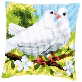 Білі голуби Набір для вишивання хрестиком (подушка) Vervaco PN-0158106