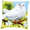Білі голуби Набір для вишивання хрестиком (подушка) Vervaco