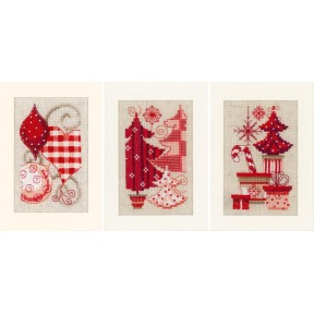 Рождественские мотивы (открытки) Набор для вышивания крестом Vervaco PN-0146572