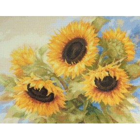 Сонячні квіти Набір для вишивання хрестиком Classic Design 8339