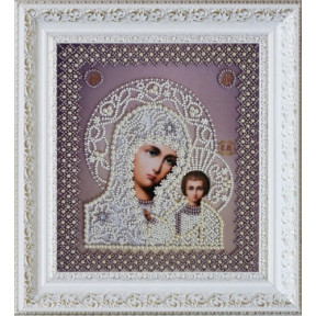 Набор для вышивания Картины Бисером Р-208 Казанская Икона Божией Матери. Венчальная пара 