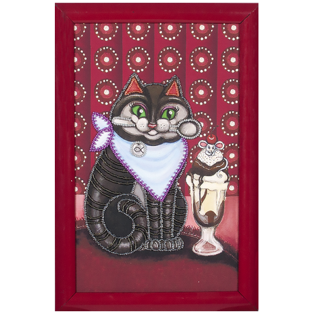 Набор для вышивки бисером Волшебная Страна FLB-032 Истинный кот