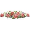 Длинные розы(1)(розовые) Набор для вышивания крестом с печатной схемой на ткани Joy Sunday H030