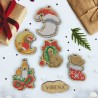 Комплект новорічних іграшок Набір для вишивки по дереву Virena