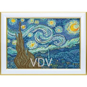 Звездная ночь Схема для вышивания бисером VDV Т-1385