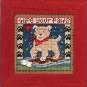 Набор для вышивки крестиком Puppy Paws//Собачьи лапки MH143101 Mill Hill