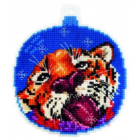 Шар тигр Набор для вышивания на пластиковой канве Alisena 8051а