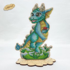 Весенний дракон Набор для вышивки бисером на деревянной основе Virena ФІН_097