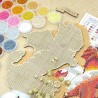 Осенний дракон Набор для вышивки бисером на деревянной основе