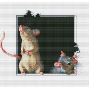 Мишки шкідниці Набір для вишивання хрестиком Світ можливостей 111 SM-NСМД