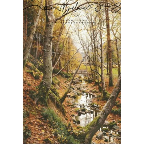 Схема для вышивания крестиком Ирина Белова Осень в лесу