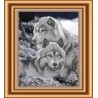 Схема для вышивки бисером Волки на снегу. Арт. СКВ-2(2) фото