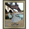 Набор для вышивки крестом КиТ 31013 Опять в Париже листопад фото