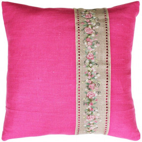 Набор для вышивки подушки Luca-S PB106 Розовая лента