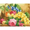 АМШ-107. Алмазная мозаика Натюрморт с фруктами. 33х43см фото