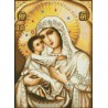 АМС-015. Алмазная мозаика Пресвятая Богородица Умиление 30х40см