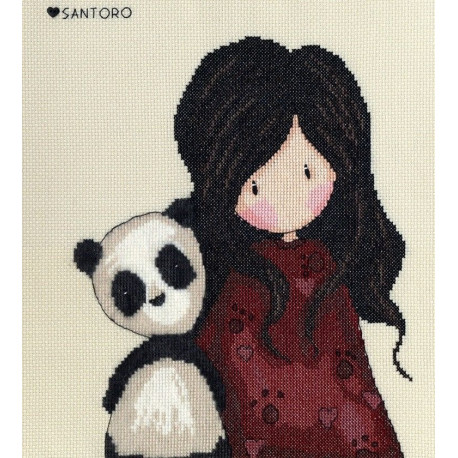 Набір для вишивання хрестиком Bothy Threads XG28 Panda Girl фото