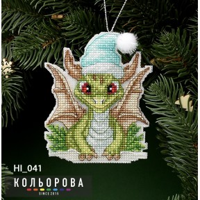 Рік дракона Набір для виготовлення пластикової іграшки ТМ КОЛЬОРОВА НІ_041