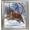 Набір для вишивки хрестиком Золоте Руно ДЖ-019 Стрибок тигра