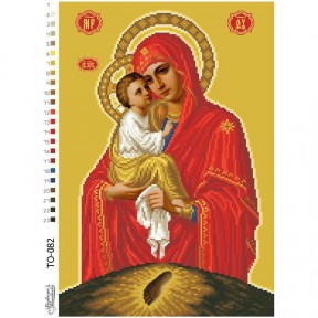 Набор для вышивания бисером Барвиста Вышиванка Почаевская икона Божией Матери 30х43 ТО082ан3043k