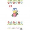 Набор для вышивания нитками Барвиста Вышиванка Пасхальный рушник 21х35 ТР507пн2135i