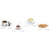 Набор для вышивания бисером Барвиста Вышиванка Аппетитный десерт 132х22 ТК092ан9922k