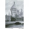 Схема картины Самая красивая Базилика Франции (черно-белая) для вышивки бисером на ткани ТМ014пн4161
