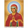 Схема картины Икона Божией Матери Умягчение злых сердец (Семистрельная) для вышивки бисером на ткани ТО116пн3143
