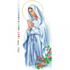 Набор для вышивания бисером Барвиста Вышиванка Мария непорочного зачатия 31х61 ТО036ан3161k