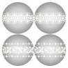 Несшитые новогодние игрушки для вышивки бисером и нитками на габардине. Украинские узоры ТР684пн3131