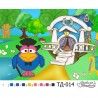 Схема картины Кар-Карыч (серия: Смешарики) для вышивки бисером на ткани ТД014ан2115