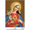 Набор для вышивания бисером Барвиста Вышиванка Икона Открытое Сердце Марии 31х43 ТО076пн3143k