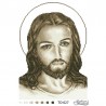 Схема картины Иисус бежевый для вышивки бисером на ткани ТО027пн3545