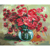 Набор для рисования по номерам Идейка КН2014 Красные цветы в
