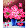 Набор для рисования по номерам Идейка G328 Розовые цветы в