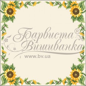 Схема Соняшники для вишивки бісером і нитками на тканині ТР032аМ5252