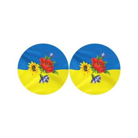 Набор для вышивания нитками Барвиста Вышиванка С Украиной в сердце 37х18 ТР679пн3718i