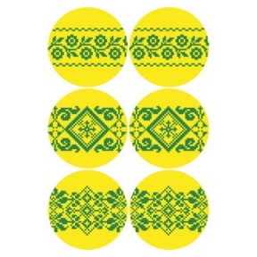 Набор для вышивания нитками Барвиста Вышиванка Украинские узоры 23х34 ТР695пн2334i