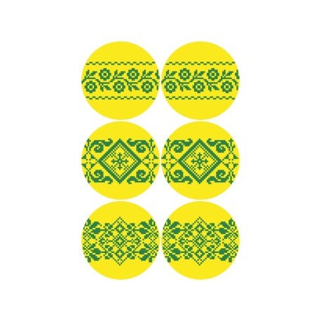 Набор для вышивания нитками Барвиста Вышиванка Украинские узоры 23х34 ТР695пн2334i