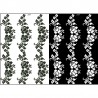 Канва с нанесенным рисунком для вышивки бисером и нитками на водорастворимом клеевом флизелине ФЛ209фн2030