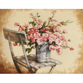 Набір для вишивання Dimensions 35187 Roses on White Chair