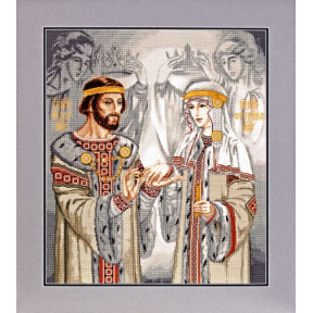 Набор для вышивки крестом Alisena 1089а Петр и Феврония