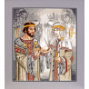 Набір для вишивання хрестиком Alisena 1089а Петро та Февронія