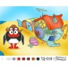 Схема картины Пин (серия: Смешарики) для вышивки бисером на ткани ТД018пн2115