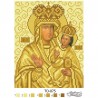 Схема картины Зарваницкая Икона Божией Матери для вышивки бисером на ткани ТО075пн1722