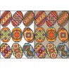 Канва с нанесенным рисунком для вышивки бисером и нитками на водорастворимом клеевом флизелине ФЛ121фн2030