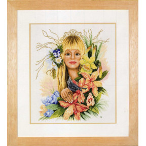 Набір для вишивання Lanarte L23058 Spring flower girl