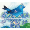 Набор для вышивки крестом XIU CRAFTS 2800606 Птица на цветке