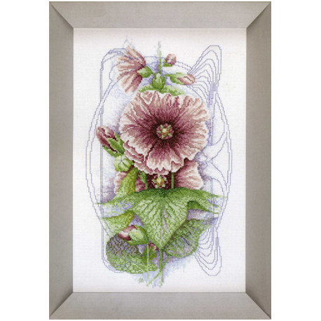 Набор для вышивания Lanarte L23048 Bristly hollyhock фото